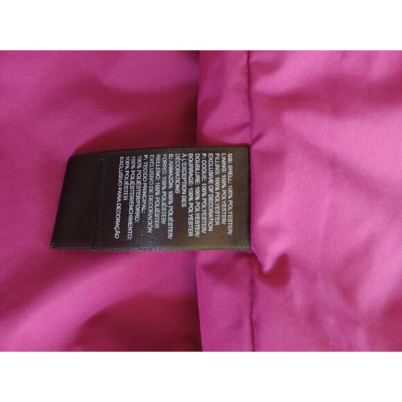 North Face Raspberry Puffer Jacket- Womens Large - Picture 4 of 7